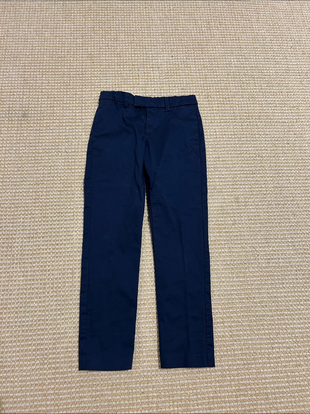 Mayoral Navy boys slim fit  Chinos pants size 7 adjustable waist